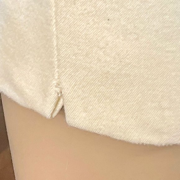 ▪️VTG▪️VALENTINO▪️1980's Ivory Pencil Mini Skirt - Picture 5 of 5